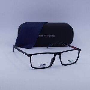 Tommy Hilfiger TJ 0019 0003 00 Rectangle Eyeglasses – Black 55mm